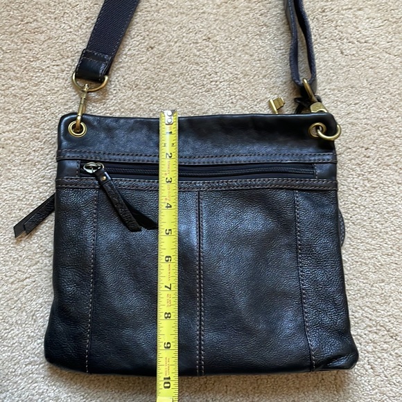 Fossil Vintage 1954 Maddox Crossbody Shoulder Bag Black